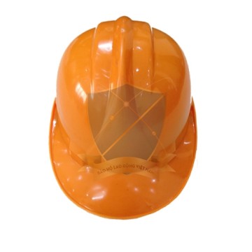 Mũ bảo hộ lao động Nhật Quang Loại 1 màu cam, có tem kiểm định , chất lượng cao, chịu va đập tốt