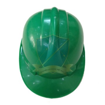 Mũ bảo hộ Nhật Quang loại 1 màu xanh lá cây, chất lượng cao độ bền tốt