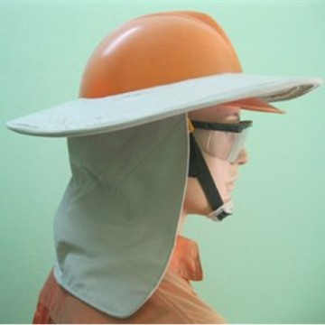 Vành mũ bảo hộ che nắng màu ghi sáng, chống tia UV, thấm hút mồ hôi