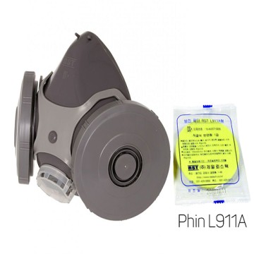 Mặt nạ phòng bụi Restech RM 200 + Phin L911A chống vi khuẩn, virus, bụi