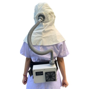 Máy cấp không khí có tấm lọc kết hợp mặt nạ loại di động