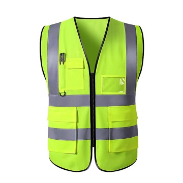 Áo gile bảo hộ mã 04 màu nõn chuối chất đẹp