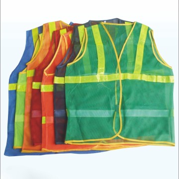 Áo phản quang môi trường 1 sọc trước