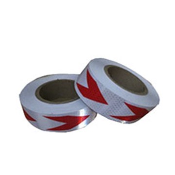 Đề can phản quang đỏ trắng mũi tên