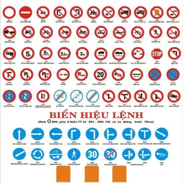 Nhận làm các loại biển cảnh báo – biển báo giao thông