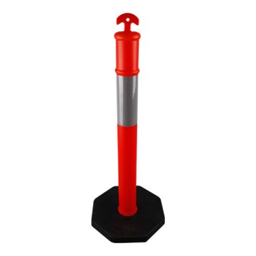 Cọc tiêu nhựa đáy cao su 004 - 110cm