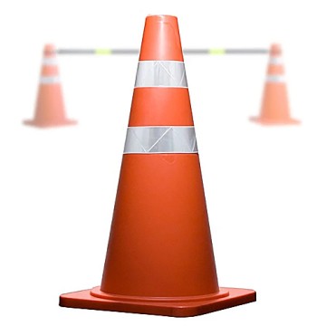 Cọc tiêu Hàn Quốc 70cm, sử dụng phân làn giao thông