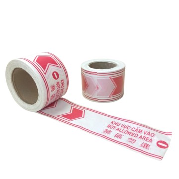 Cuộn rào chắn cấm vào 2 lớp màu trắng đỏ