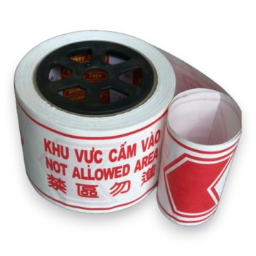 Cuộn rào chắn cấm vào 1 lớp màu trắng đỏ