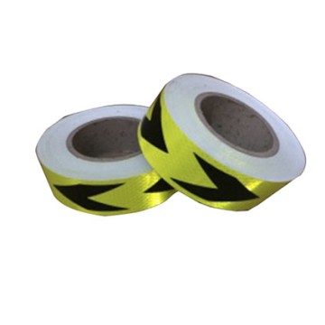 Đề can phản quang vàng đen mũi tên