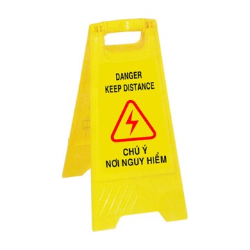 Biển bảng cảnh báo chữ A Chú ý nơi nguy hiểm