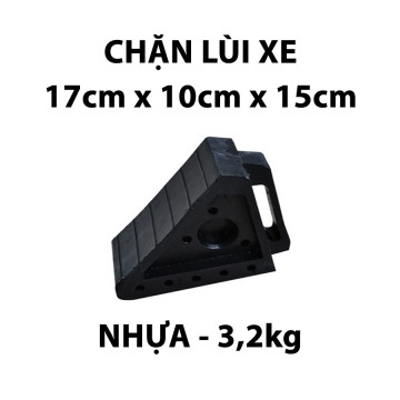 Chặn lùi bánh xe kiểu tam giác đen