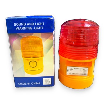 Đèn cảnh báo 5088 có còi âm thanh, có đế nam châm loại sạc pin có kèm sạc