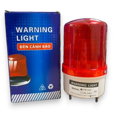 Đèn cảnh báo giao thông, công trường 220V không còi màu đỏ