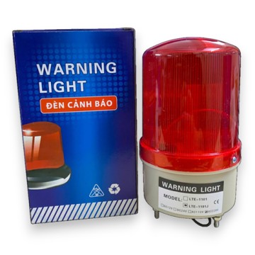 Đèn quay cảnh báo loại 220v có còi âm thanh cảnh báo