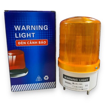 Đèn cảnh báo khẩn cấp 220v không còi màu vàng