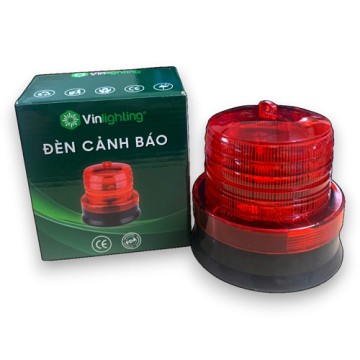 Đèn cảnh báo khẩn cấp sử dụng 2 pin tiểu, đế nam châm đa năng