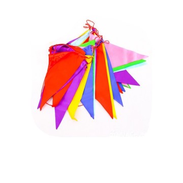 Cờ dây tam giác, cờ đuôi nheo, dây cờ loại đẹp trang trí tết, lễ hội, ngoài trời không tưa vải