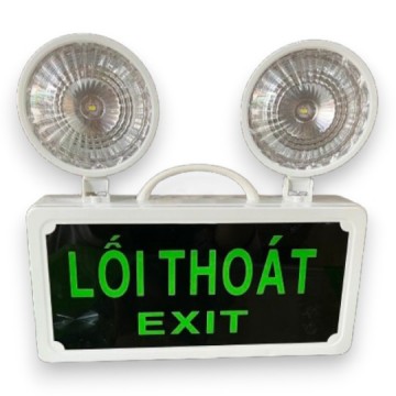 Đèn chiếu sáng exit kết hợp sự cố combo 1 đèn 2 công dụng đảm bảo yếu tố chiếu sáng phát tín hiệu tốt