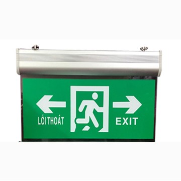 Đèn exit chỉ dẫn thoát hiểm 2 hướng cao cấp