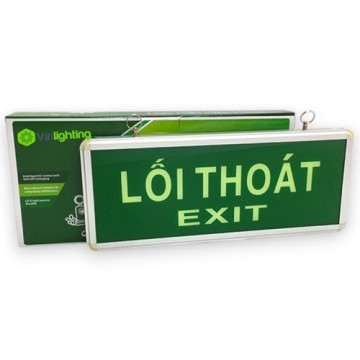 Đèn exit 1 mặt chỉ dẫn thoát hiểm 