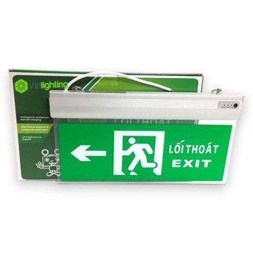 Đèn exit chỉ dẫn thoát hiểm bên trái