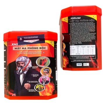Mặt nạ phòng độc, lọc khói, chống khói thoát hiểm 40 phút, an toàn và hiệu quả