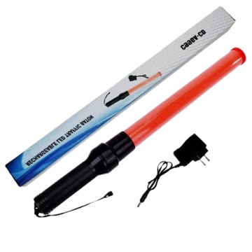 Gậy chỉ huy giao thông, gậy chớp cảnh báo nguy hiểm dùng pin sạc 