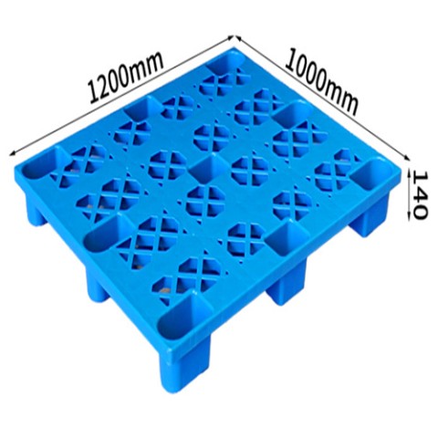Pallet nhựa kiểu dáng chân cốc màu xanh dương mã 01 - Nhật Quang