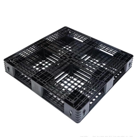 Kệ Nhựa Pallet Chịu Tải - màu đen - 110x110x12cm
