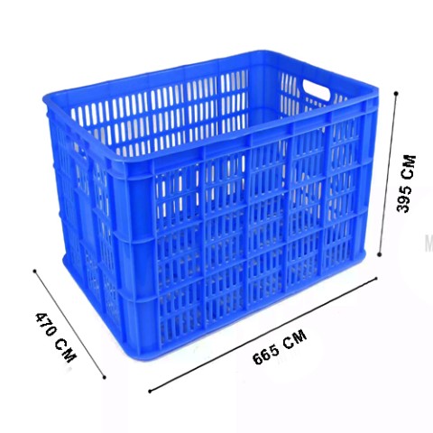 Thùng nhựa rỗng Nhật Quang đựng linh kiện màu xanh mã 02