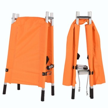 Cáng Cứu Thương 2 Bánh Màu Cam – Gập Gọn, Có Tay Đẩy, Tiện Di Chuyển