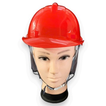 Mũ Bảo Hộ Nhật Quang N30 núm vặn 4 quai màu đỏ không xốp