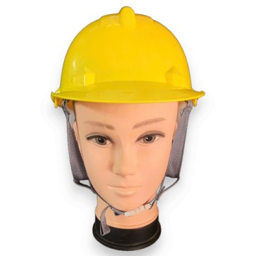 Mũ Bảo Hộ Nhật Quang N30 núm vặn 4 quai màu vàng chanh không xốp