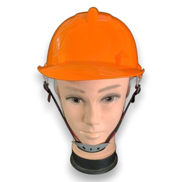 Mũ bảo hộ Nhật Quang N30 núm vặn quai chun màu cam không xốp