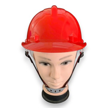 Mũ bảo hộ Nhật Quang N30 núm vặn quai chun màu đỏ không xốp