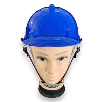 Mũ bảo hộ Nhật Quang N30 núm vặn quai chun màu xanh dương có xốp