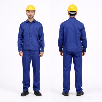 Quần áo bảo hộ vải chéo xanh công nhân giá rẻ Đủ Màu