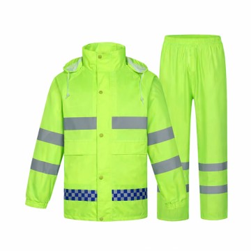 Bộ quần áo mưa phản quang police – Nepa Hàn Quốc Loại 2