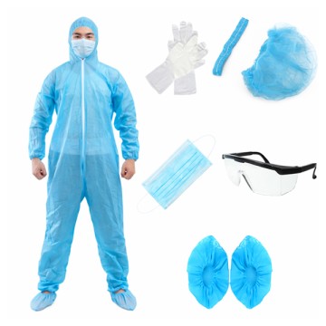 Bộ quần áo chống hoá chất - phòng dịch Dùng 1 lần VinGuard 600 - 7 Món