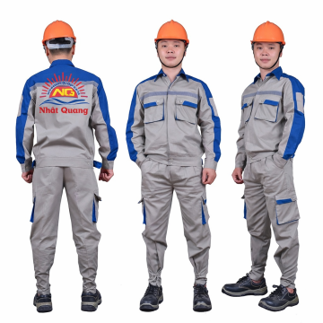 Quần áo bảo hộ Lao Động Vải kaki - Loại Túi Hôp