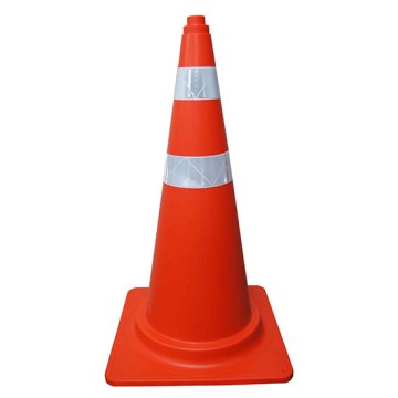 Cọc Tiêu nhựa LDPE giao thông phản quang Hàn Quốc hình chóp 70cm