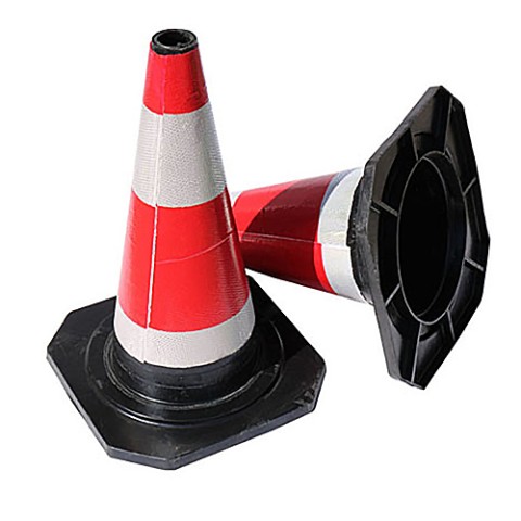 Cọc Tiêu cao su giao thông phản quang 65cm Nhật Quang