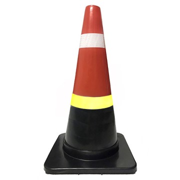 Cọc tiêu PVC 90cm đế đen Nhật Quang