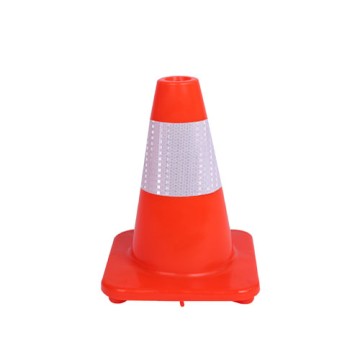 Cọc tiêu Nhựa phản quang giao thông hình chóp PVC 30cm Nhật Quang