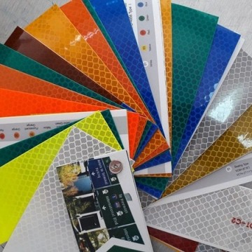 Decal Phản Quang các màu tổ ong