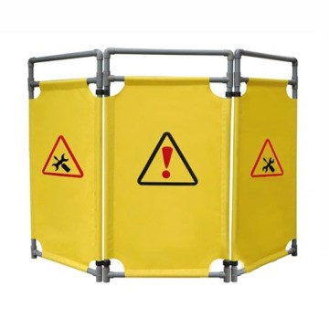 Hàng rào vải khung nhựa gấp gọn Nhật Quang