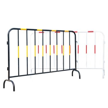 Hàng rào di động thép không gỉ 1mx1m5 màu vàng đen Nhật Quang 