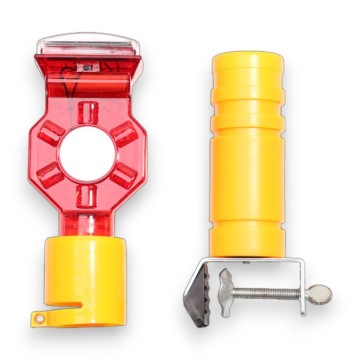 Đèn cảnh báo hoa mai Hàn Quốc dùng năng lượng mặt trời, pin đại