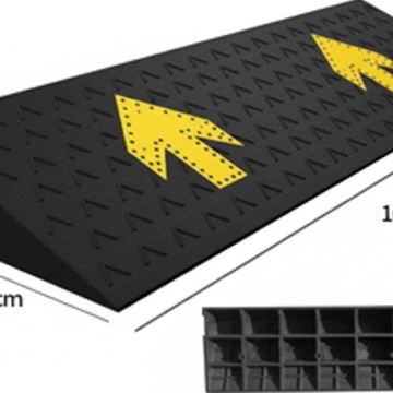 Bục nhựa PVC chặn lùi xe 1m - Siêu bền Nhật Quang